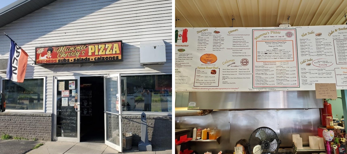 Mumma Christy's Pizzas & Subs Menu
